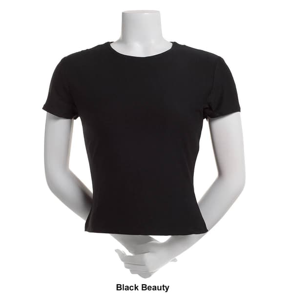 Juniors Derek Heart Short Sleeve Double Layer Tee