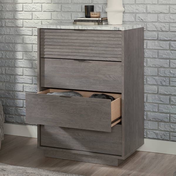 Sauder East Rock Contemporary 4-Drawer Bedroom Chest