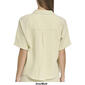 Womens Andrew Marc Sport Solid Gauze Casual Button Front Top - image 2