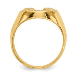 Mens Gentlemen&#8217;s Classics&#8482; 14kt. Yellow Gold 1/5ctw. Diamond Ring