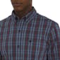 Mens Chaps Long Sleeve Plaid Button Down Shirt - Midnight Navy - image 3