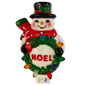 Santa''s Workshop 6in. Noel Snowman Night Light - image 1