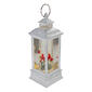 Northlight Seasonal Brushed Silver Christmas Cardinals Snow Globe - image 4