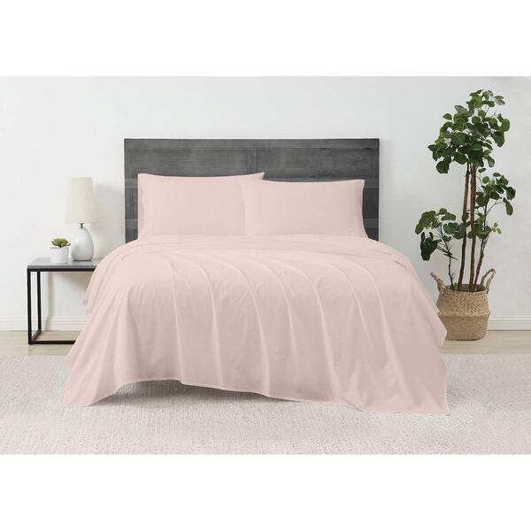 Cannon 200 Thread Count Solid Percale Sheet Set - image 