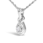 Haus of Brilliance Lab Grown Diamond Love Knot Pendant Necklace - image 3