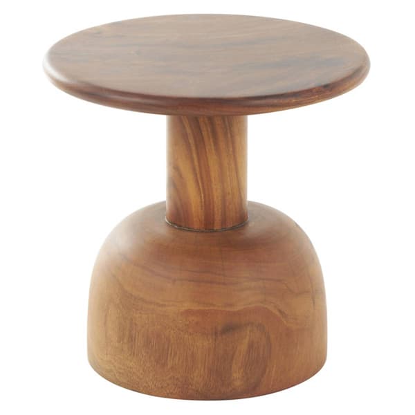 9th & Pike® Natural Brown Wood Accent Table