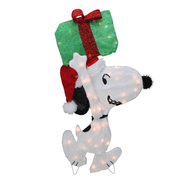 Northlight Seasonal 32in. Snoopy Christmas Outdoor Decor - image 