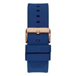 Mens Guess Watches® Blue Rose Gold Tone Watch - GW0803G2
