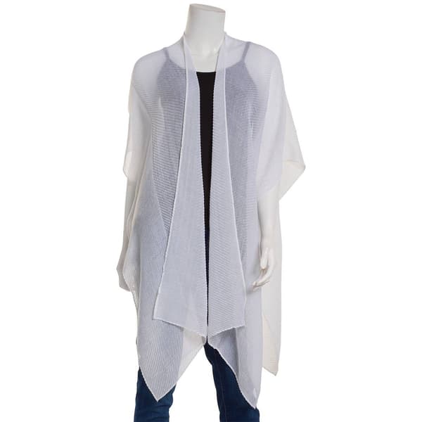 Womens Modena Lightweight Woven Solid Kimono - image 