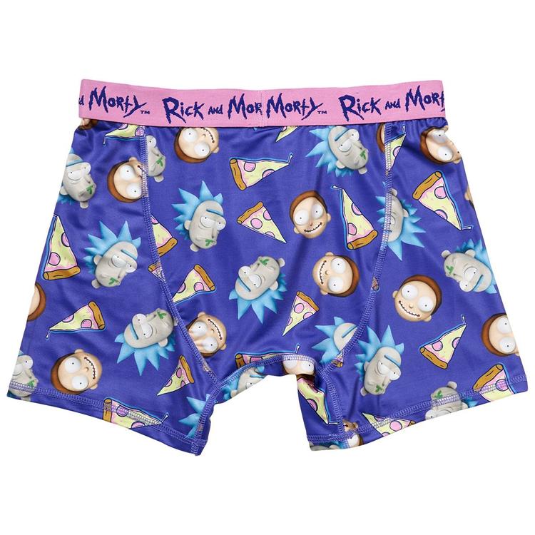 Mens Handcraft Rick & Morty Pizza Boxer Briefs