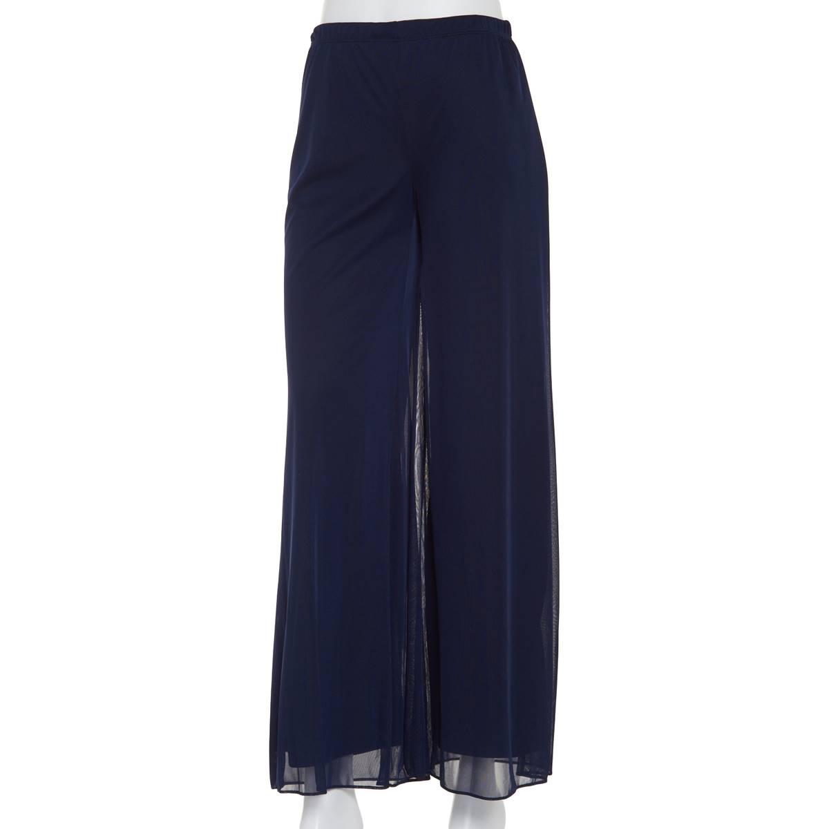 Petite MSK Chiffon Mesh Wide Leg Pants