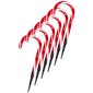 Northlight Candy Cane Christmas Pathway Markers - Set of 6 - image 2