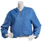 Juniors Love Tree Hooded Zip Front Denim Jacket - image 1