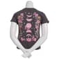 Juniors No Comment Optic Wash Floral Celestial Graphic Tee - image 2
