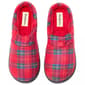 Womens Dearfoams® Darcy Velour Clog Slippers - Red Plaid - image 3