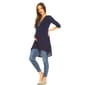 Plus Size White Mark Calla Embellished Maternity Tunic Top - image 4