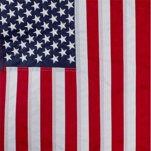 Northlight Patriotic Embroidered Outdoor Garden USA Flag
