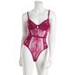 Womens Rachel Roy Velour And Linear Lace Teddy - image 1