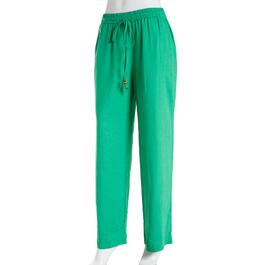 Womens Premise Pull On Drawstring Linen Pants w/Pockets