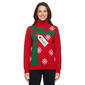 Womens Tint & Shadow Long Sleeve Wrapped Present Sweater - image 1