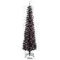Puleo International 6ft. Pre-Lit Tinsel Artificial Christmas Tree - image 8
