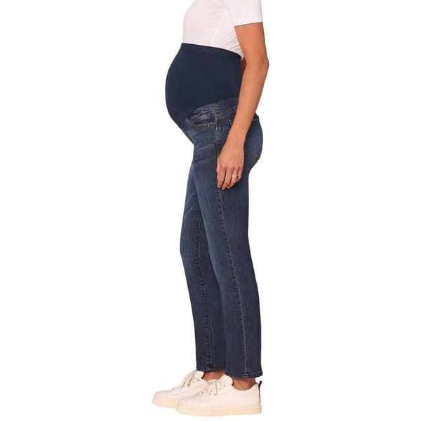 Womens Democracy "Ab"solution® Indigo Maternity Straight Jeans
