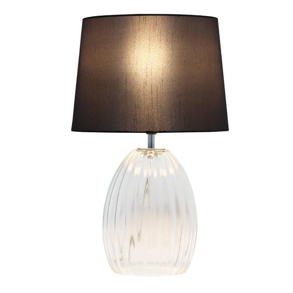 Lalia Home Classix 17.63in. Fluted Glass Table Lamp - image 