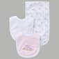 Baby Girl Little Me(R) Baby Bunnies Bib & Burp Cloth Set - image 1
