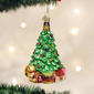 Old World Christmas Christmas Morning Tree Glass Ornament - image 1
