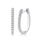 Nova Star&#174; 1/4ctw. Lab Grown Diamond Bar Set Hoop Earrings - image 2
