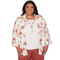 Plus Size Alfred Dunner Spice Market Paisley Floral Collared Two - image 1