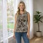 Womens Nanette Lepore Sleeveless Soutache Floral Lace Blouse - image 1