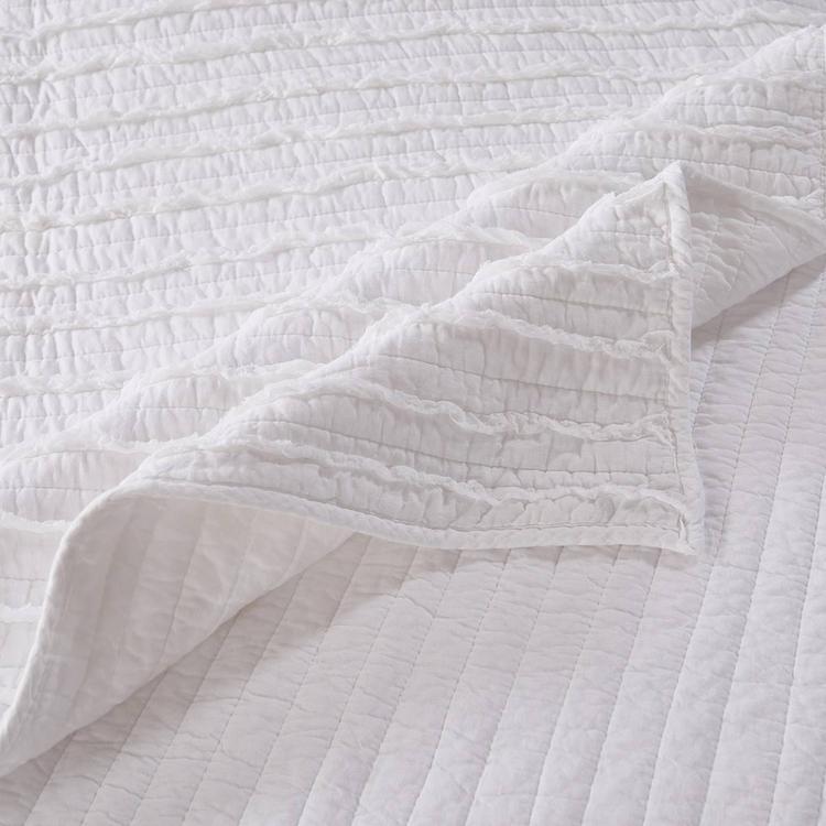 Greenland Home Fashions™ Ruffled Frayed Edge Quilt Set