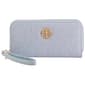 Womens Sasha Geometric Texture Zip Around Wristlets - image 1