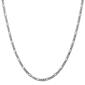 Gold Classics&#40;tm&#41; 3.0mm. 14k White Gold Flat Figaro Necklace - image 1