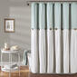 Lush Decor(R) Linen Button Shower Curtain - image 1