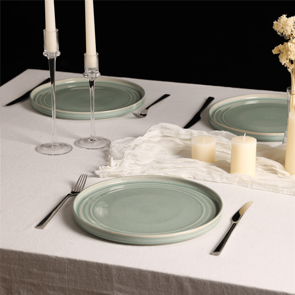Stone Lain Claire 8pc. Stoneware Dinner Plate Set