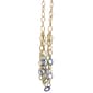 Ashley Cooper(tm) Gold-Tone Blue Hue 3 Row Chain Necklace - image 1
