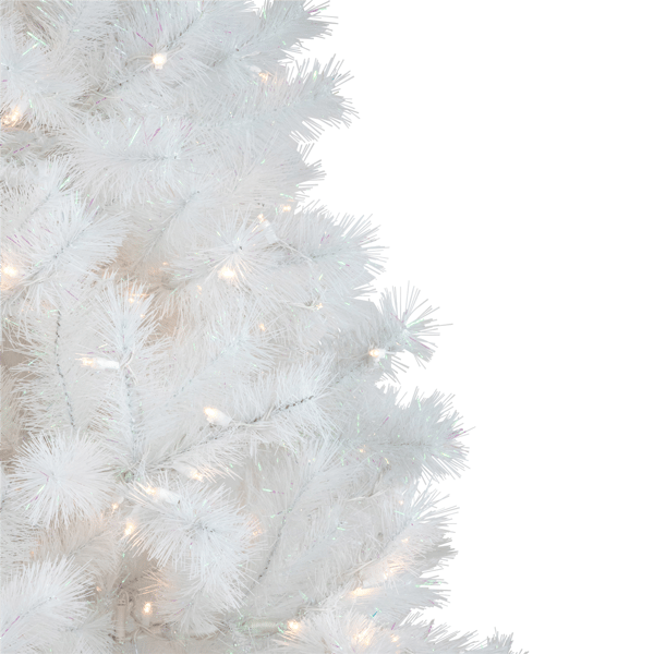 Northlight 7.5ft. Pre-Lit White Alaskan Pine Christmas Tree