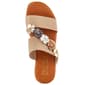 Womens Italian Shoemakers Flowers Wedge Sandals - image 4
