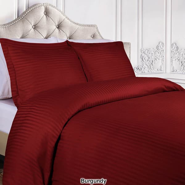 Superior 400 Thread Count Stripe Egyptian Cotton Duvet Cover Set