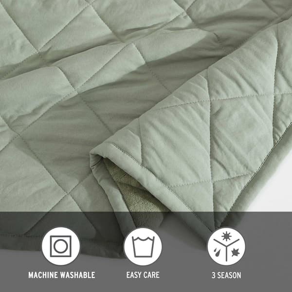 Eddie Bauer Classic Soft Solid Microfiber Blanket