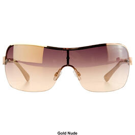 Womens USPA Metal Shield Sunglasses with Vented Temple