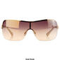 Womens USPA Metal Shield Sunglasses with Vented Temple - image 2