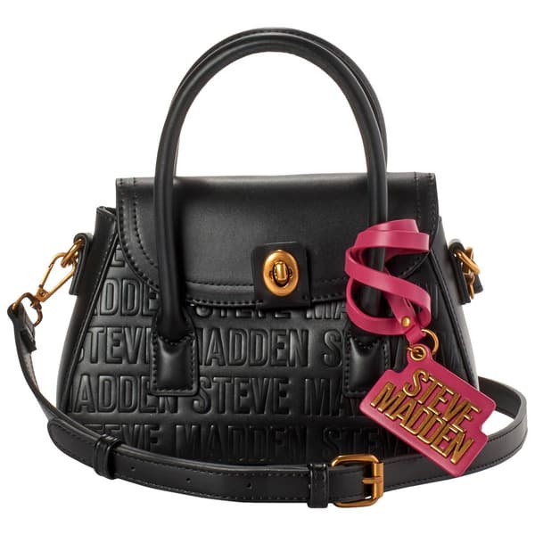 Steve Madden Annelie Embossed Top Handle Satchel - image 