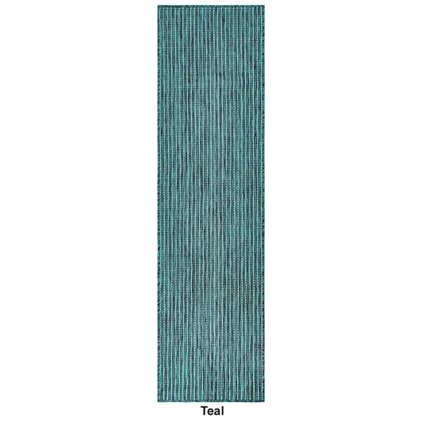 Liora Manne Carmel Texture Stripe Indoor/Outdoor Runner