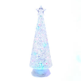 Kurt S. Adler 13in. Battery-Operated LED Lit Tree Table Piece