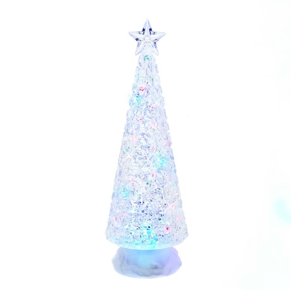 Kurt S. Adler 13in. Battery-Operated LED Lit Tree Table Piece - image 
