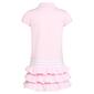 Toddler Girl adidas&#174; Short Sleeve Ruffled Polo Piqu&#233; Dress - image 5