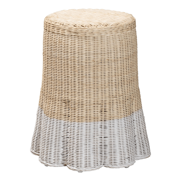 bali & pari Sarna Natural Rattan End Table